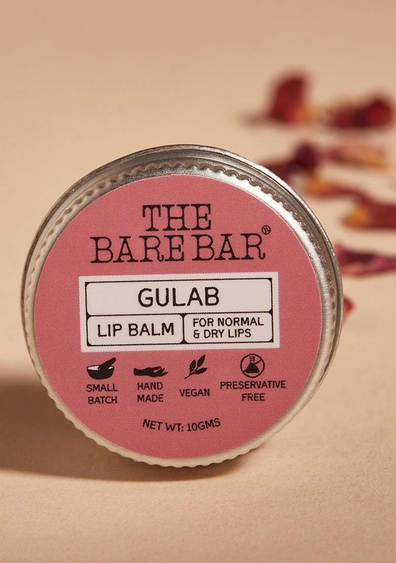 The Bare Bar Gulab Lip Balm 10 G - Indya