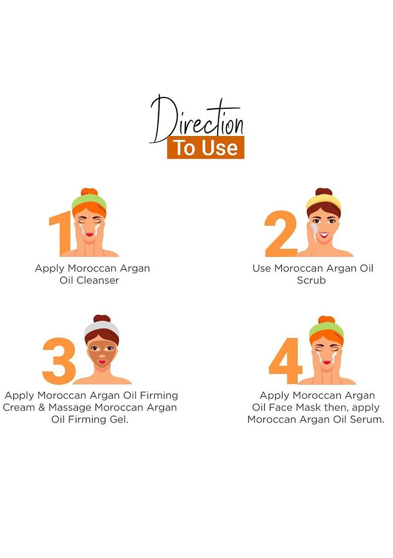 Vedicline Skin Masters 6 Pcs Moroccan Argan Oil Facial Kit