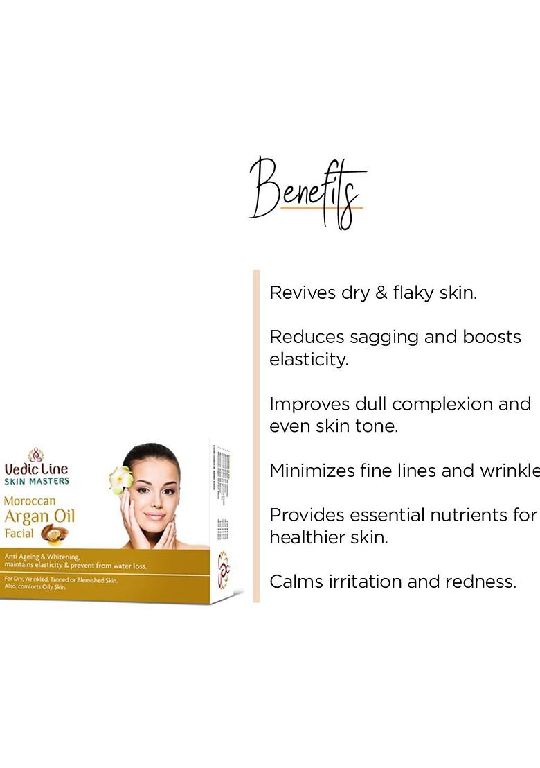 Vedicline Skin Masters 6 Pcs Moroccan Argan Oil Facial Kit