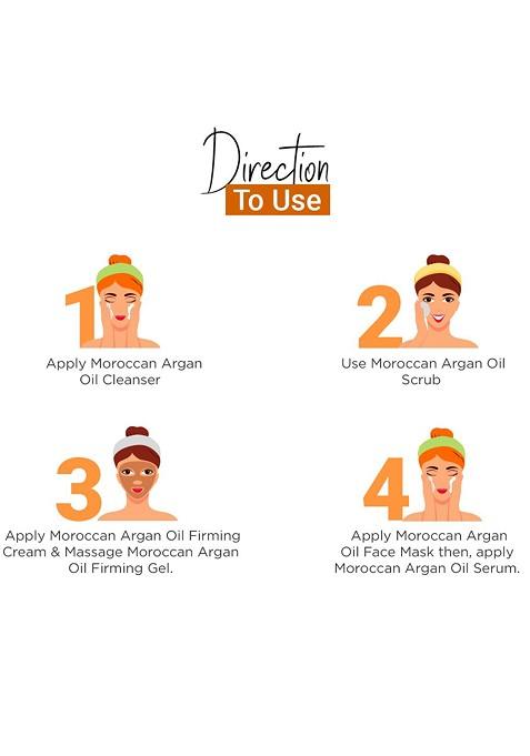 Vedicline Skin Masters 6 Pcs Moroccan Argan Oil Facial Kit