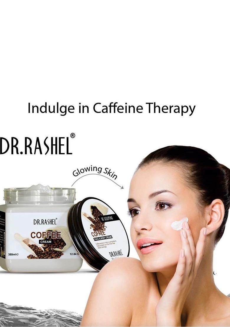 Dr Rashel Moisturizing Coffee Face Body Cream 380 Ml