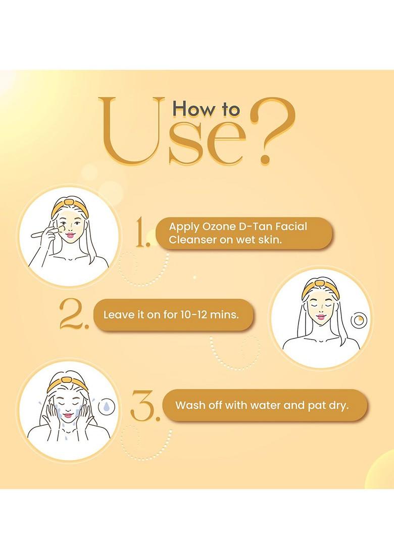 Ozone D Tan Facial Cleanser 250G