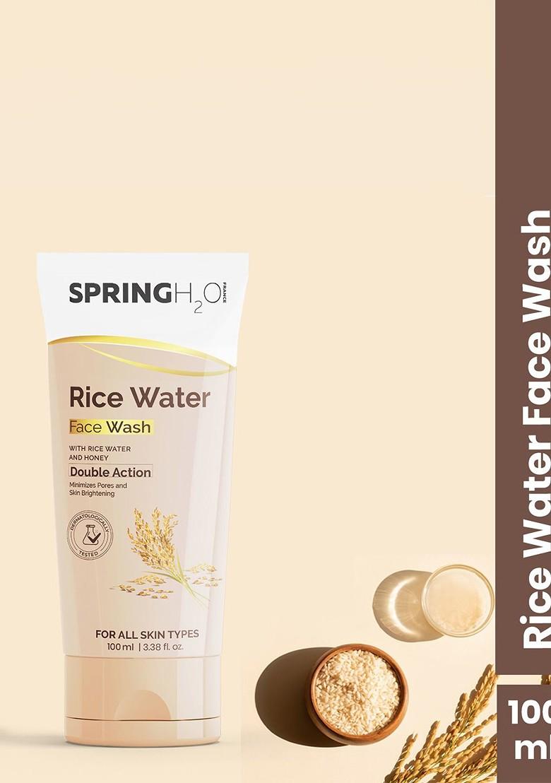 Spring H2O Skin Brightening Rice Water Face Wash With Honey 100 Ml