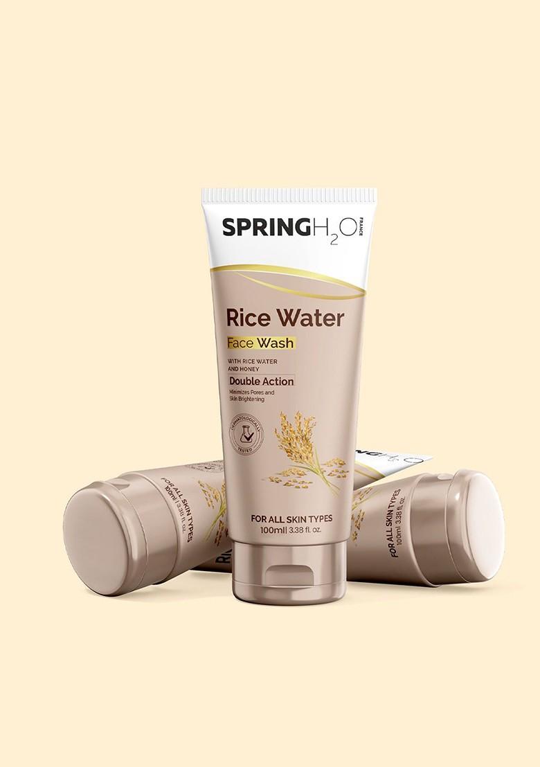 Spring H2O Skin Brightening Rice Water Face Wash With Honey 100 Ml