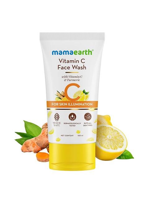 Mamaearth Vitamin C Face Wash With Turmeric For Skin Illumination 150Ml