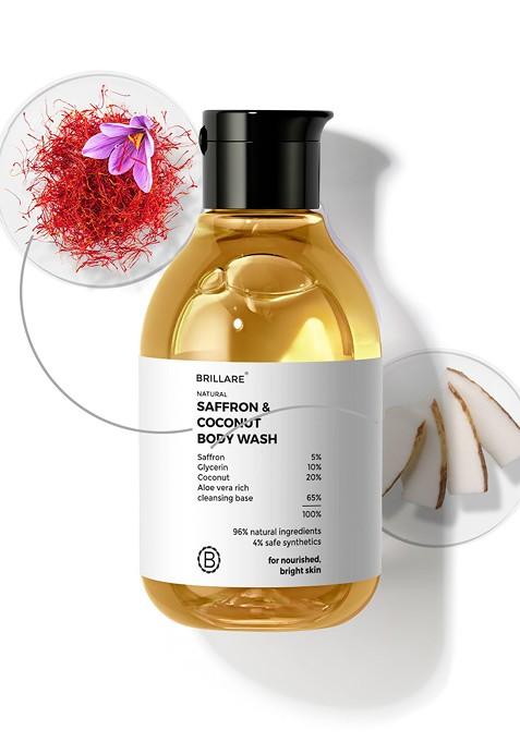 Brillare Saffron Coconut Body Wash 200 Ml