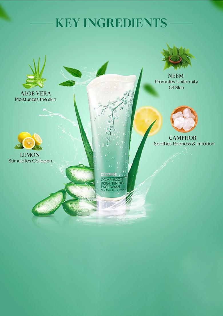Ozone Complexion Brightening Face Wash 100G