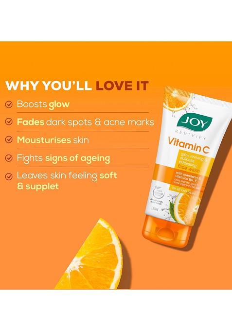 Joy Brightening Vitamin C Face Wash Forglowing Skin 150Ml