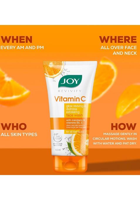Joy Brightening Vitamin C Face Wash Forglowing Skin 150Ml