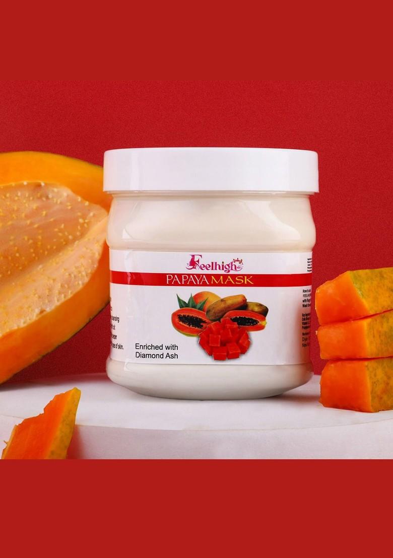 Feelhigh Set Of Papaya Moisturizer Cream Mask 500 G Each