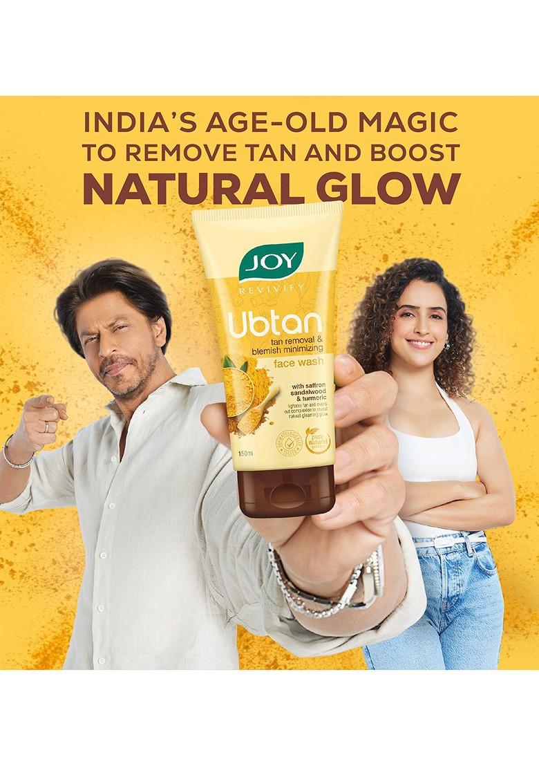 Joy Tan Removal Ubtan Face Wash For Bright Glowing Skin 150Ml