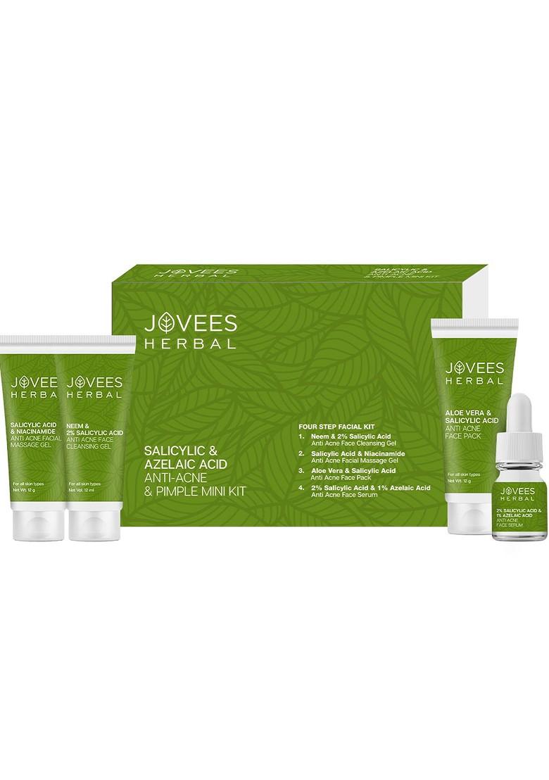 Jovees Salicylic Azelaic Acid Anti Acne Pimple Mini Facial Kit