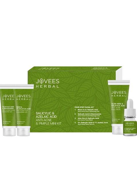 Jovees Salicylic Azelaic Acid Anti Acne Pimple Mini Facial Kit
