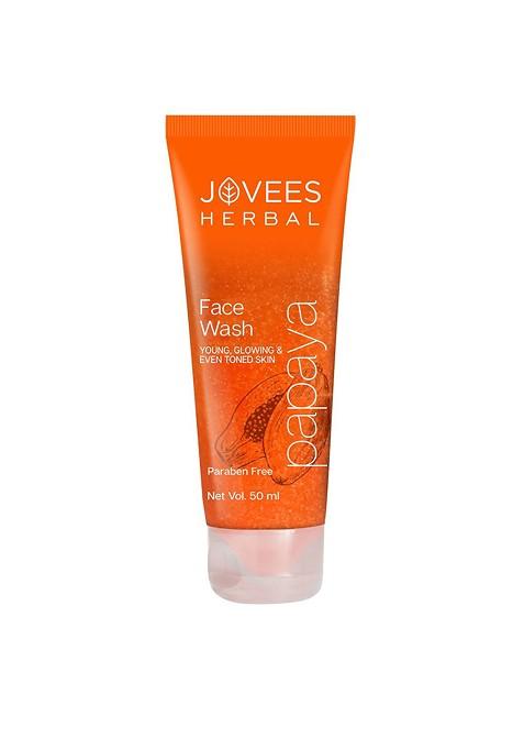 Jovees Papaya Face Wash For Glowing Brightening Skin 50 Ml
