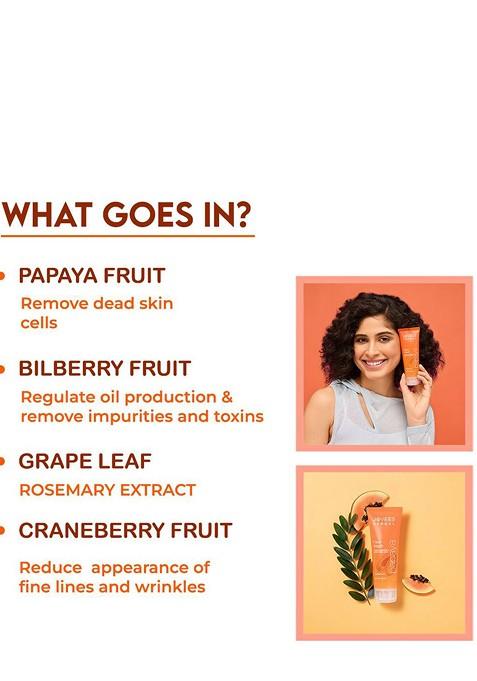 Jovees Papaya Face Wash For Glowing Brightening Skin 50 Ml