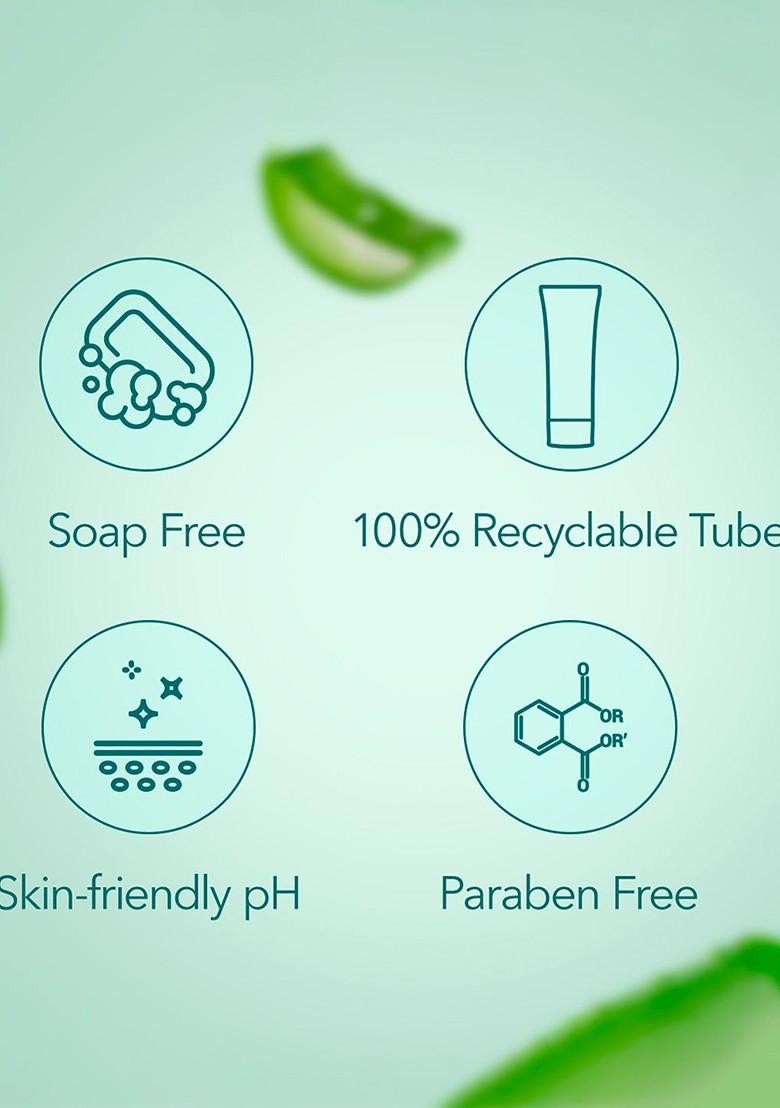 Himalaya Set Of 3 Moisturizing Aloe Vera Face Wash With Natural Vitamin E 200Ml Each