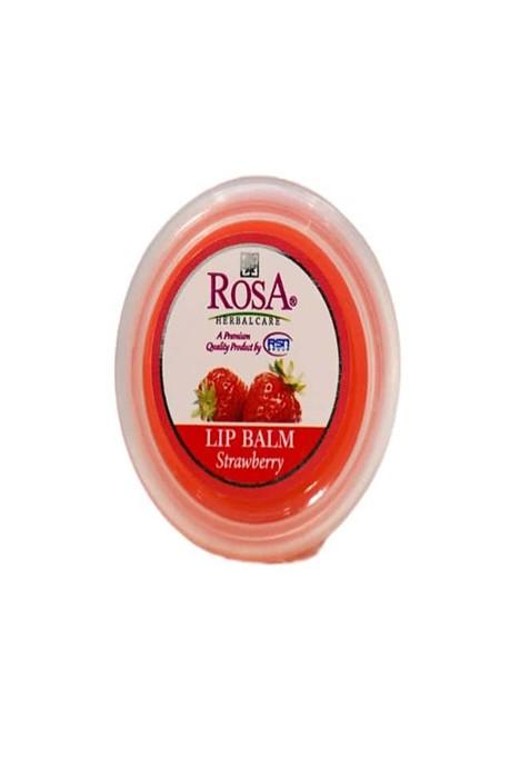 Rosa Set Of 10 Strawberry Lip Balm 8Gm Each
