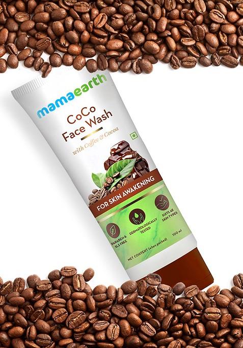 Mamaearth Coco Face Wash With Coffee Cocoa For Skin Awakening 100 Ml