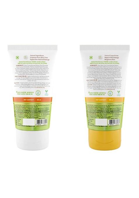 Mamaearth Set Of Vitamin C Ubtan Face Wash 50Ml Each