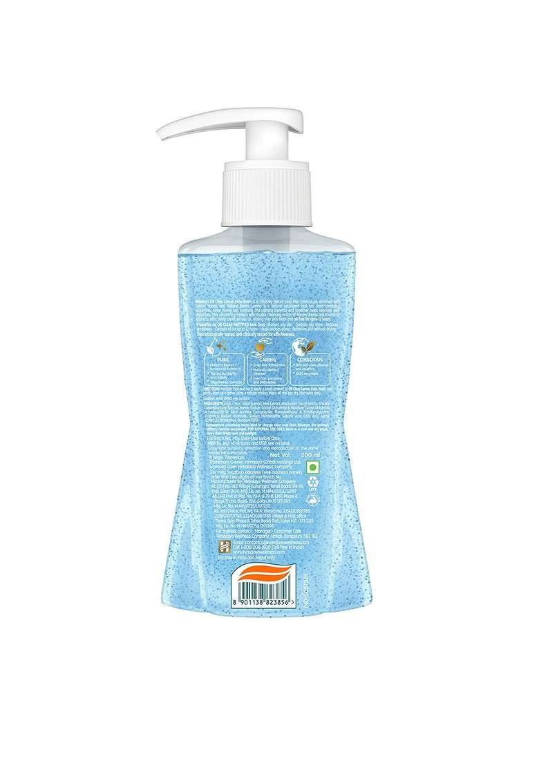 Himalaya Unisex Oil Clear Lemon Face Wash 200 Ml - Indya