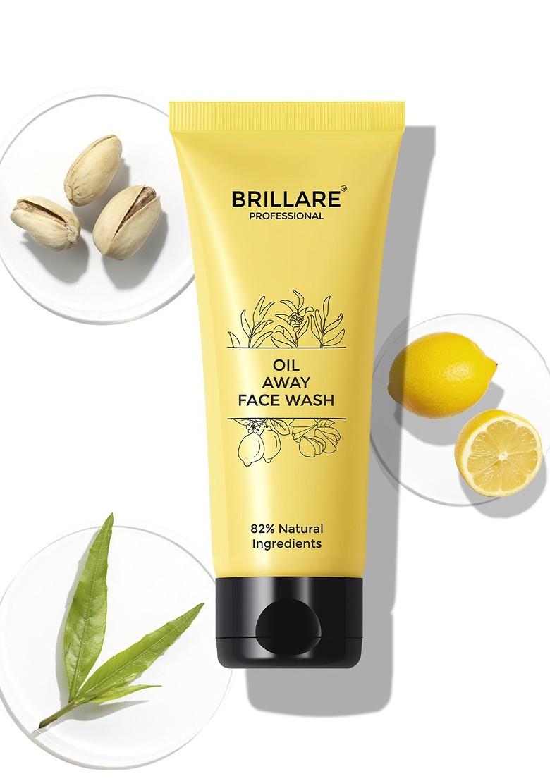 Brillare Professional Oil Away Face Wash For Oily Skin Acne Prone 100Ml