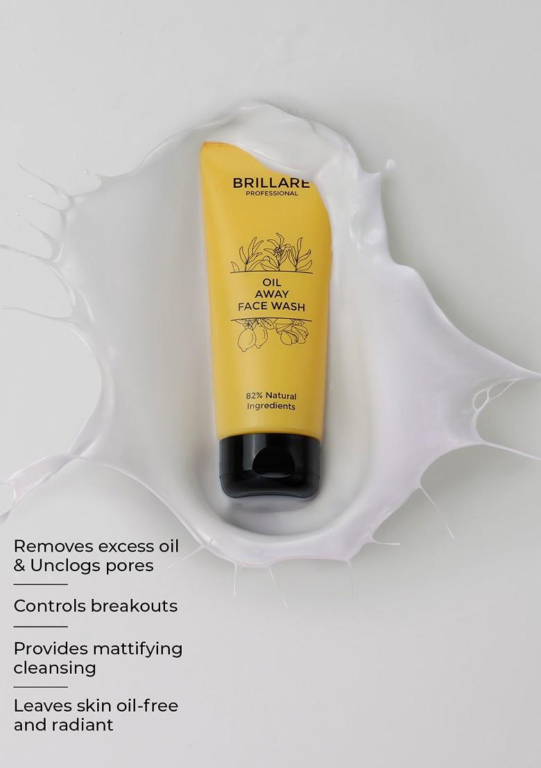 Brillare Professional Oil Away Face Wash For Oily Skin Acne Prone 100Ml