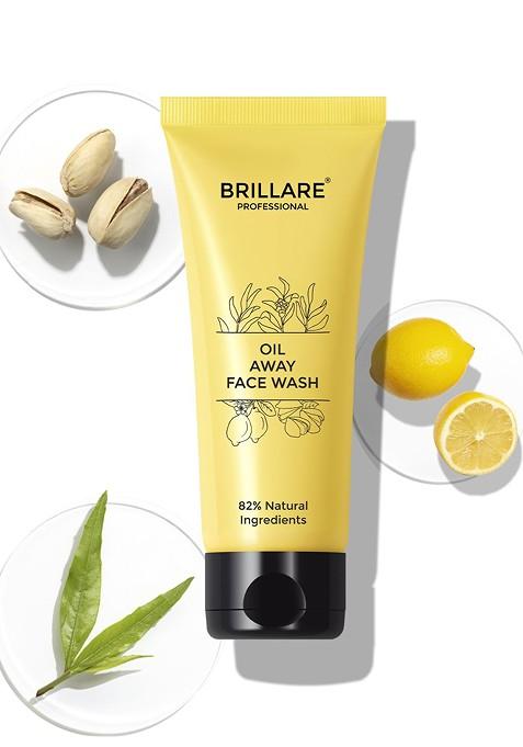 Brillare Professional Oil Away Face Wash For Oily Skin Acne Prone 100Ml