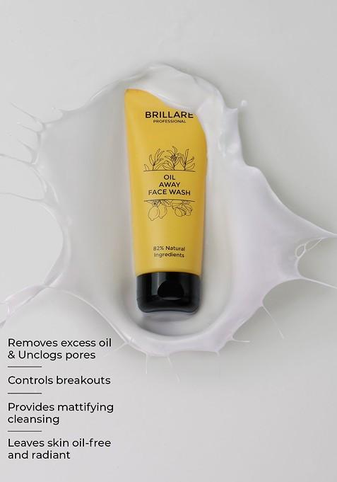 Brillare Professional Oil Away Face Wash For Oily Skin Acne Prone 100Ml