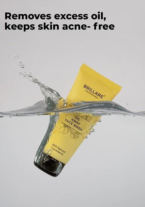 Brillare Professional Oil Away Face Wash For Oily Skin Acne Prone 100Ml