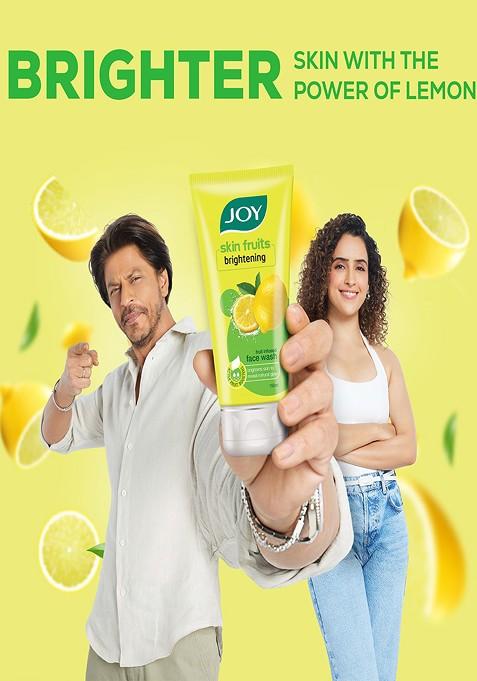 Joy Skin Fruits Lemon Brightening Face Wash To Reveal Natural Glow 150 Ml