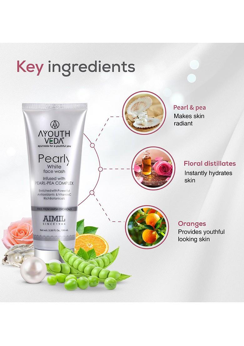 Ayouthveda Pearly White Face Wash 100Ml