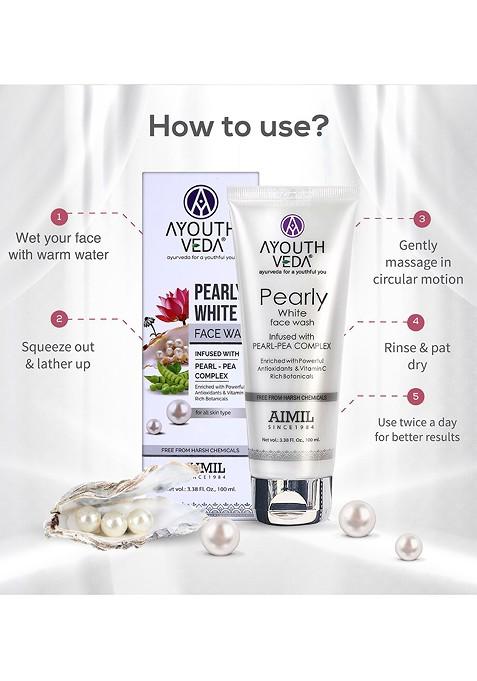 Ayouthveda Pearly White Face Wash 100Ml