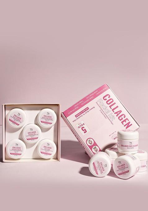 Tnw The Natural Wash 5Pcs Collagen Facial Kit With Hydrolyzed 125G