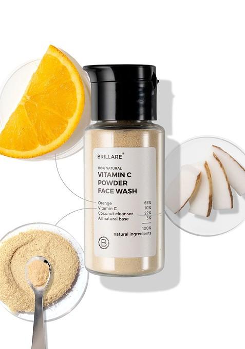 Brillare Vitamin C Powder Face Wash For Glowing Skin