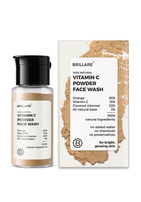 Brillare Vitamin C Powder Face Wash For Glowing Skin