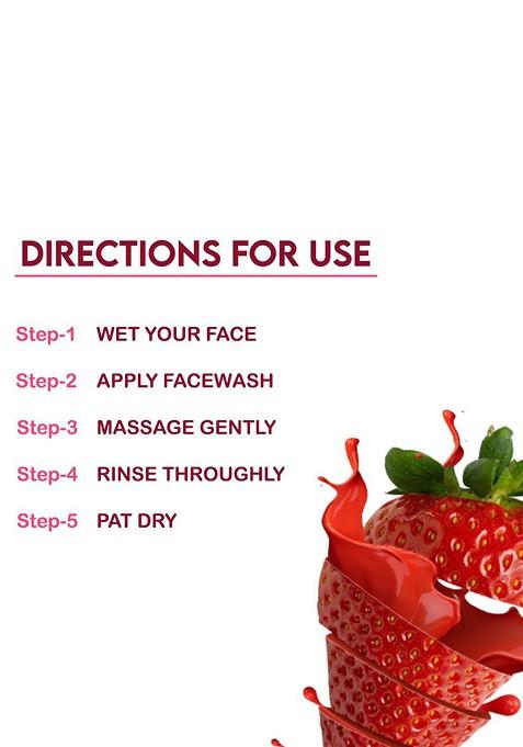 Jovees Strawberry Face Wash With Jojoba Oil For Hydrating Glowing Skin 300 Ml