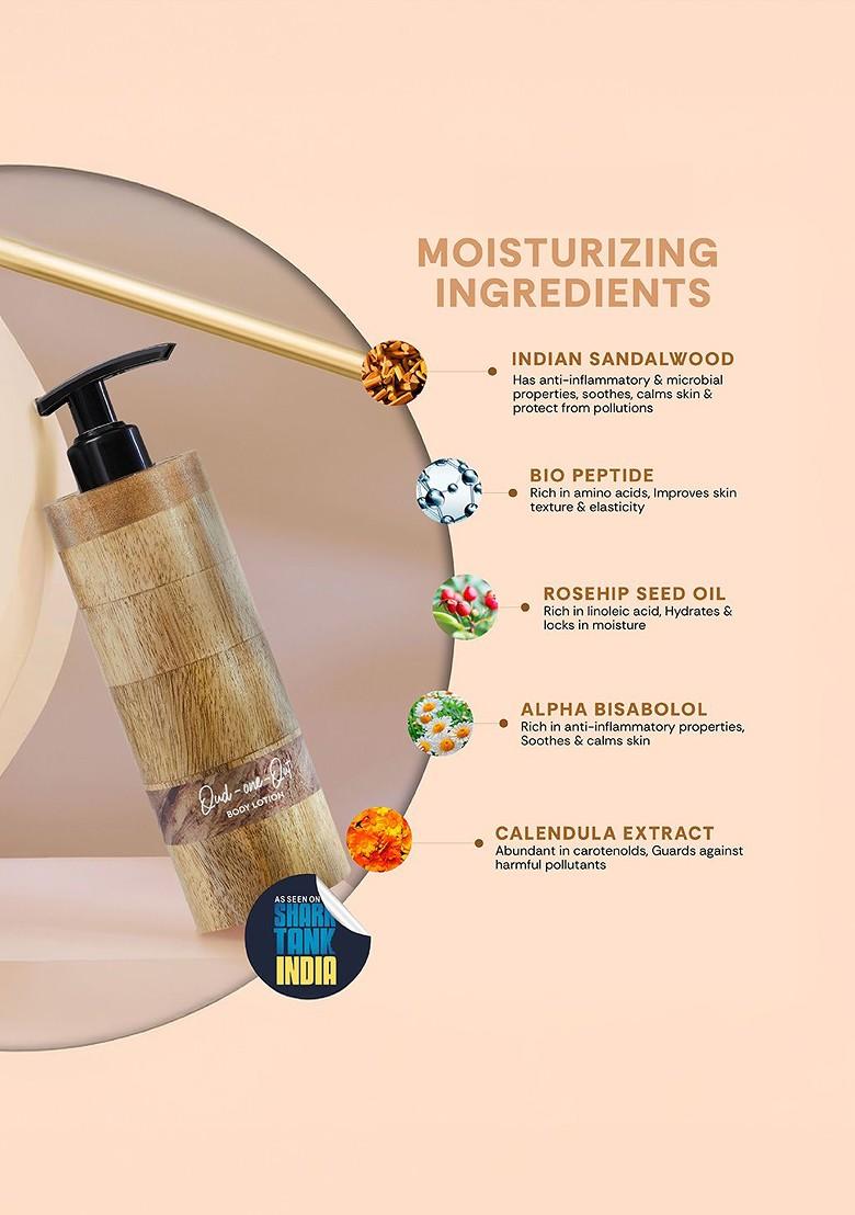 Mintree Organic Oud Moisturizing Body Lotion For Dry Skin With Ceramide 200Ml