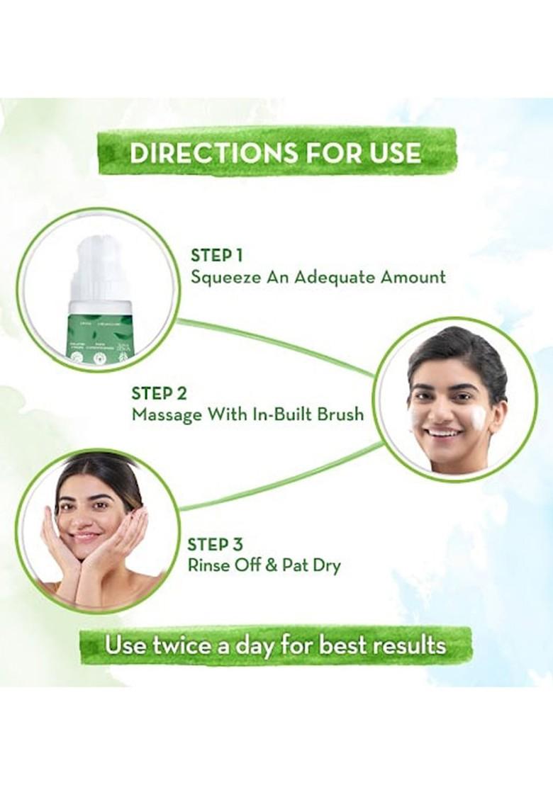 Mamaearth Green Tea Face Wash With Collagen Niacinamide 100 Ml