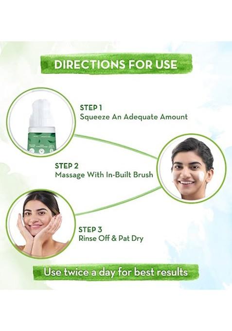 Mamaearth Green Tea Face Wash With Collagen Niacinamide 100 Ml