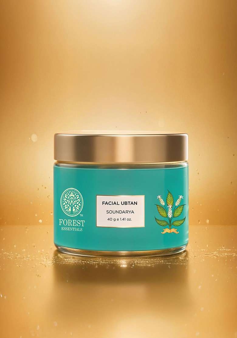 Forest Essentials Soundarya Facial Ubtan To Reduce Pigmentation Improve Skin Texture 40G - Indya