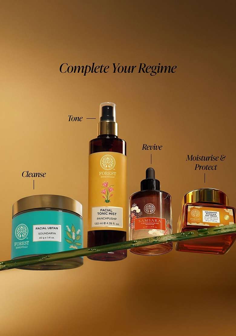 Forest Essentials Soundarya Facial Ubtan To Reduce Pigmentation Improve Skin Texture 40G - Indya