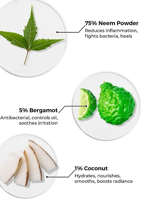 Brillare Neem Powder Face Wash For Acne Pimples|100 Natural Men And Women