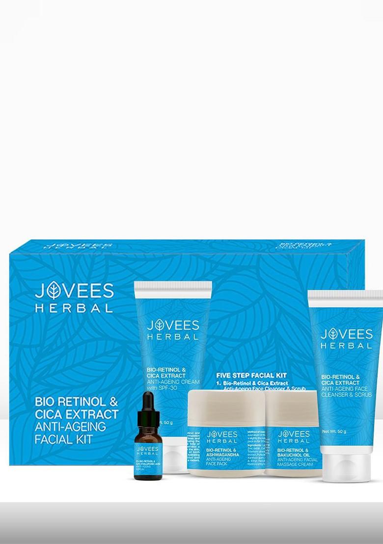 Jovees Bio Retinol Cica Extract Anti Ageing Facial Kit 215G