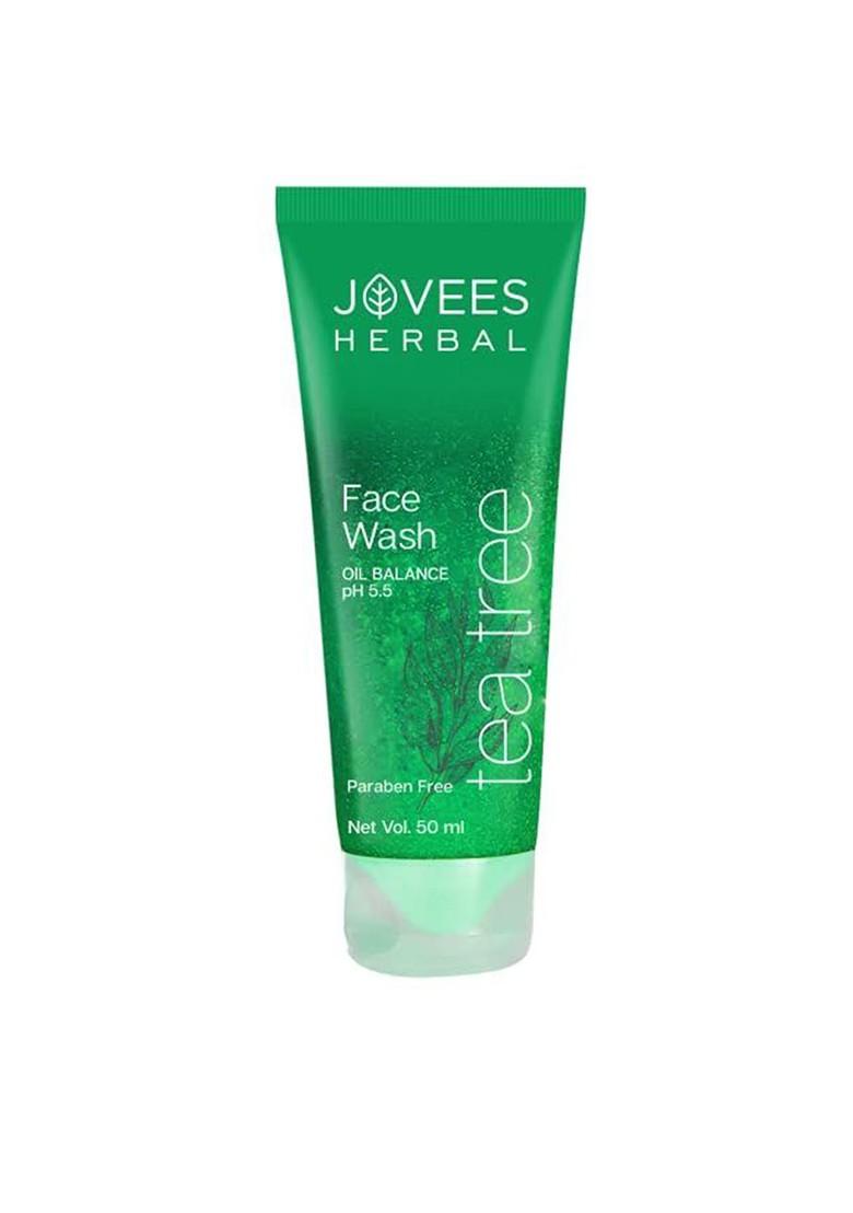 Jovees Tea Tree Face Wash For Acne Prone Skin 50 Ml
