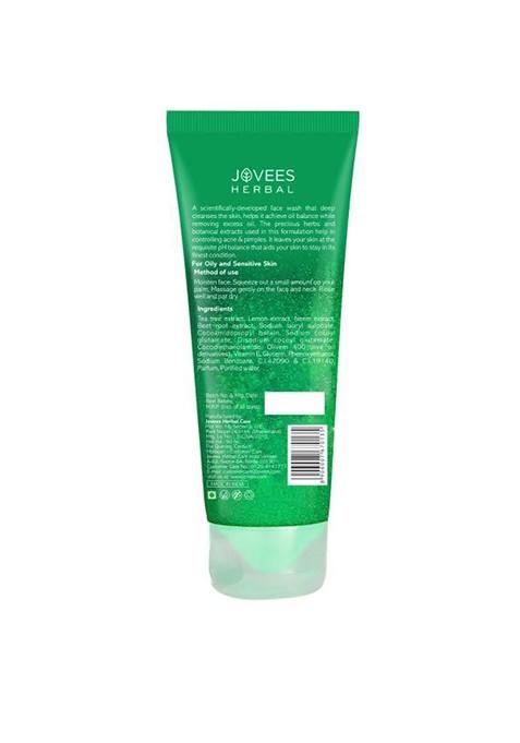 Jovees Tea Tree Face Wash For Acne Prone Skin 50 Ml