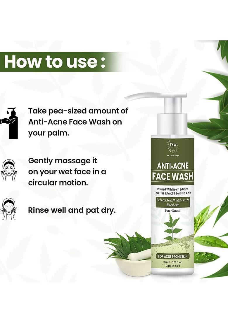 Tnw The Natural Wash Anti Acne Face 100 Ml