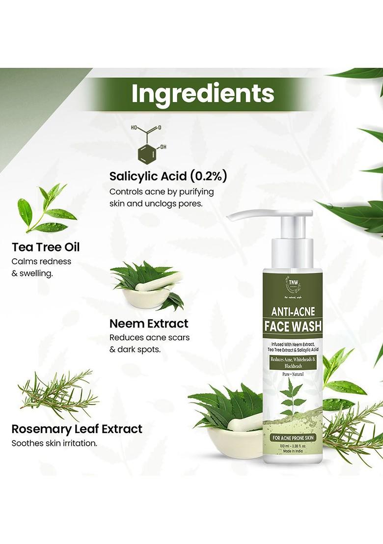 Tnw The Natural Wash Anti Acne Face 100 Ml