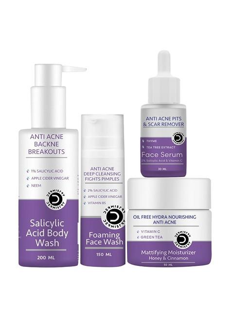 Dermistry 1 Salicylic Acid Back Acne Body Shower Gel Wash 200Ml