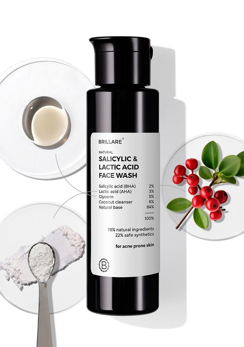 Brillare Oil Control Acne Care Deep Cleansing 2 Salicylic Acid Face Wash