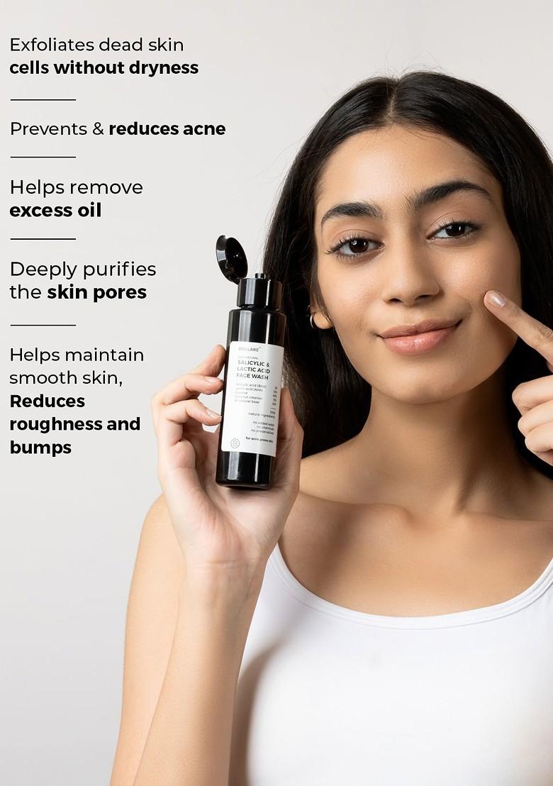 Brillare Oil Control Acne Care Deep Cleansing 2 Salicylic Acid Face Wash